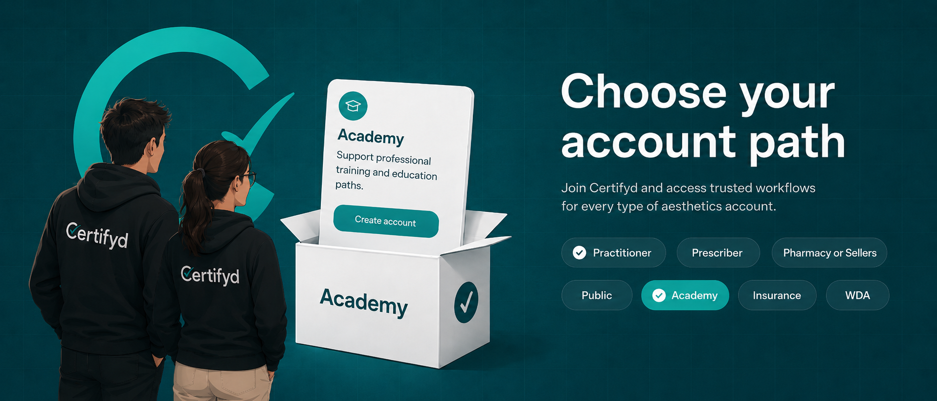 Academy account path preview