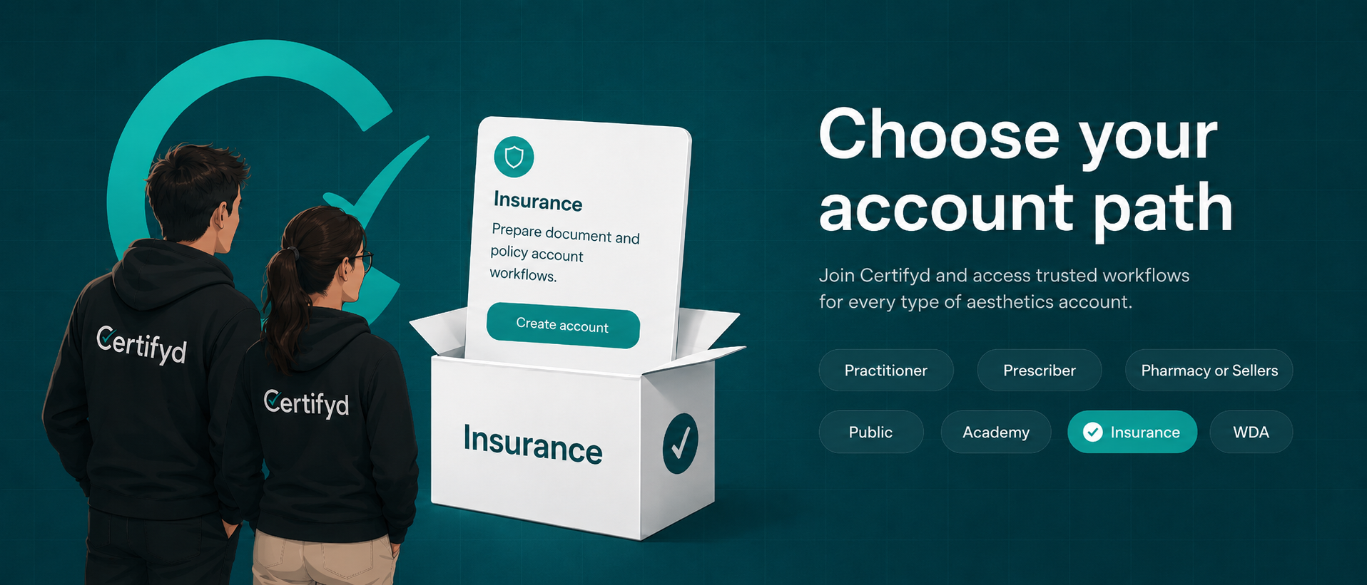 Insurance account path preview