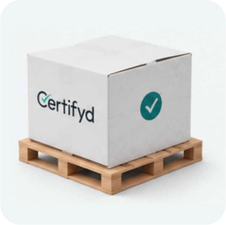 Certifyd supplier fulfilment box